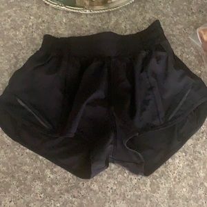 Black lululemon shorts